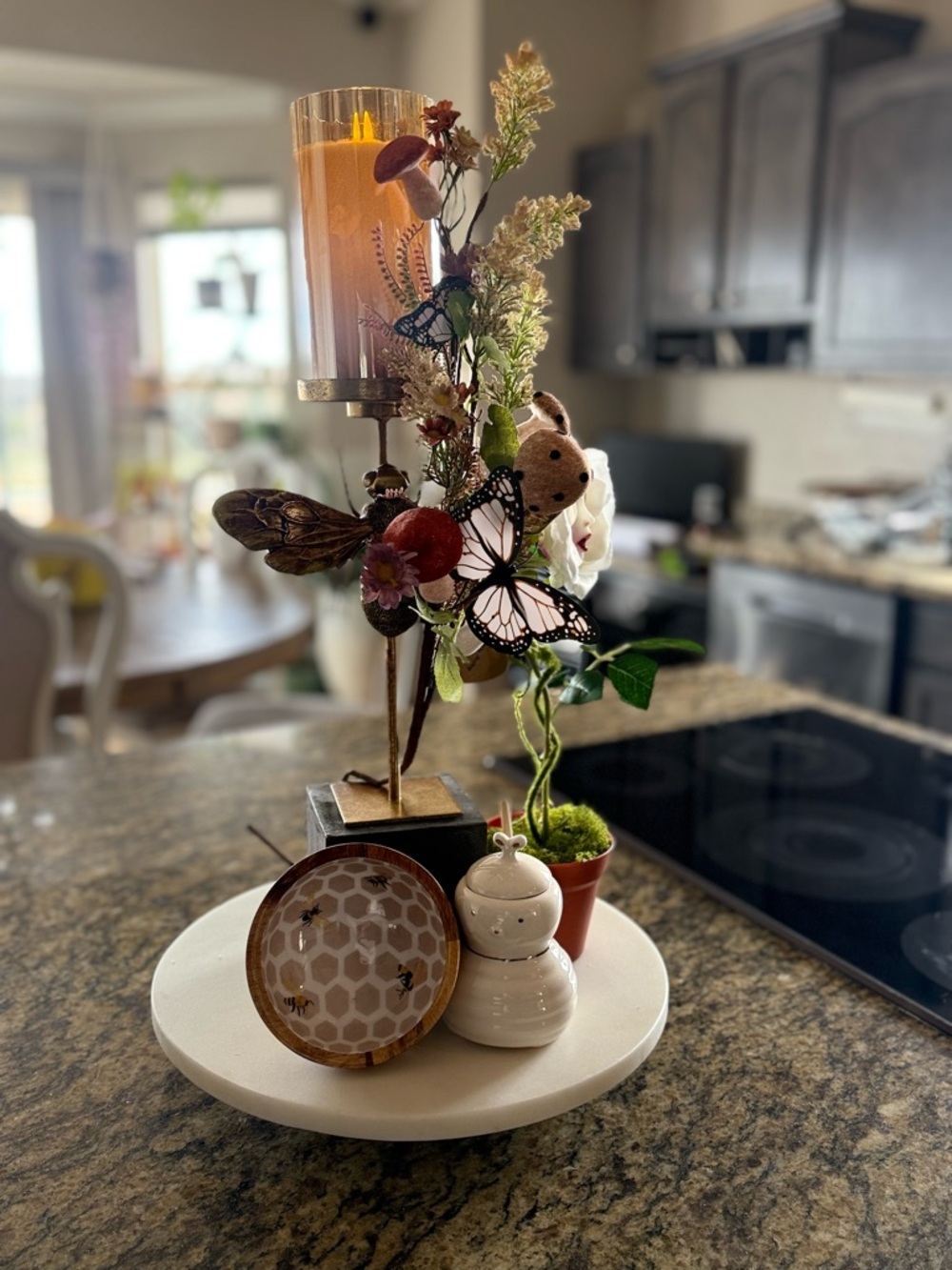 *Bundle Set*Floral Candle Centerpiece